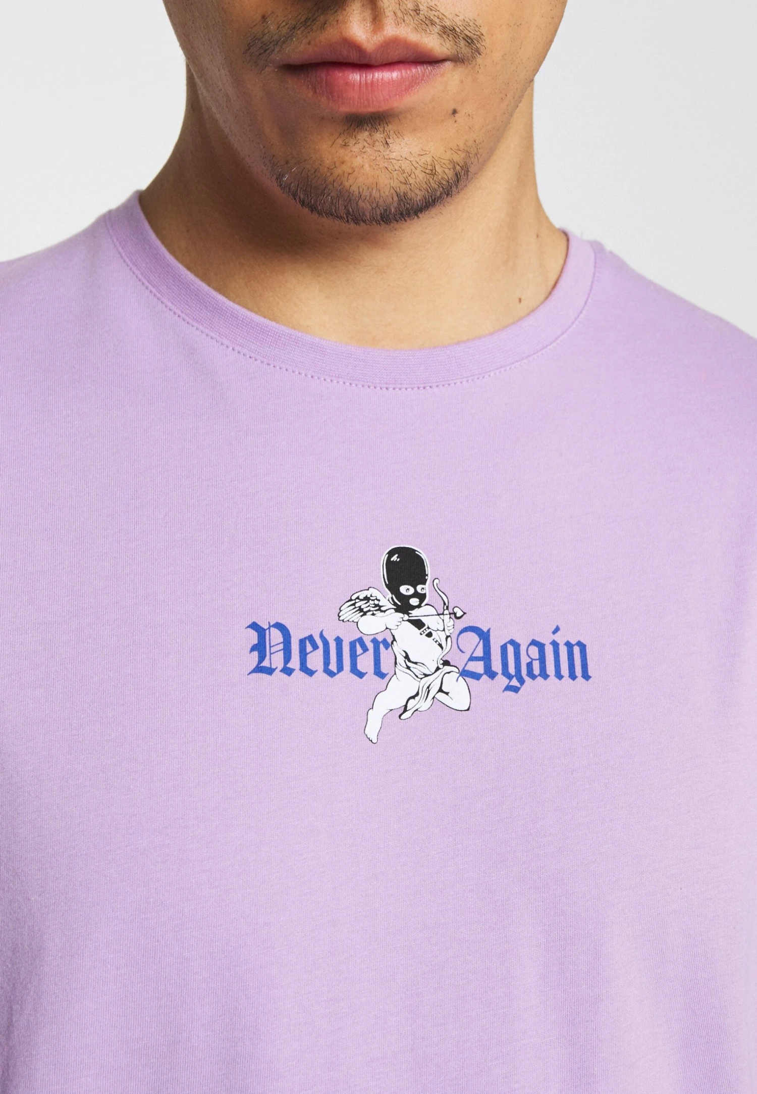 YOURTURN Oversize Unisex - Camiseta Estampada - Lilac 8 YOURTURN Oversize Unisex - Camiseta Estampada - Lilac - Image 6