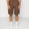 YOURTURN Unisex - Shorts Vaqueros - Brown -Moda Tienda ed5d26a5f0ab47b69974ad3451b1f5c7