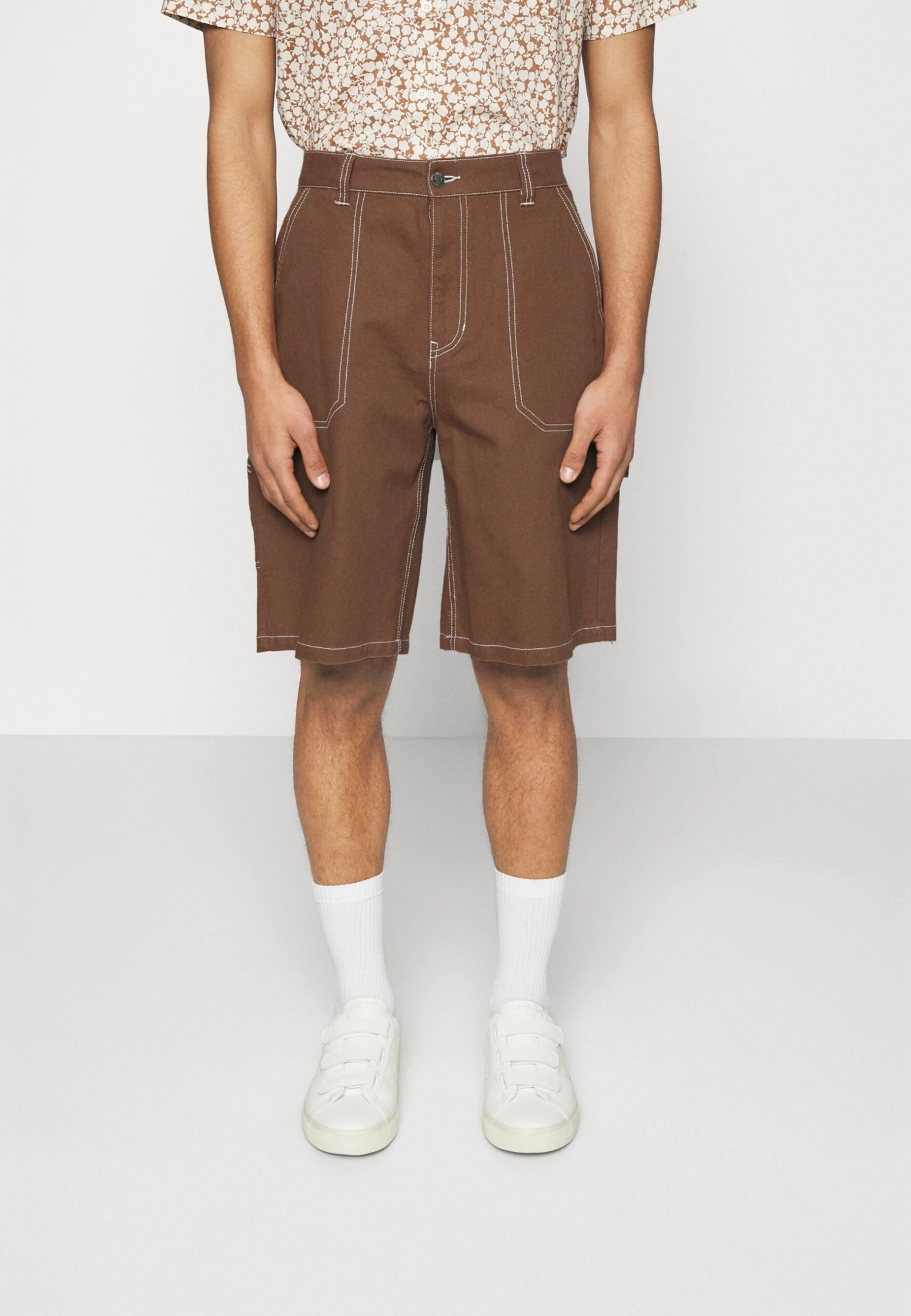 YOURTURN Unisex - Shorts Vaqueros - Brown 3 YOURTURN Unisex - Shorts Vaqueros - Brown
