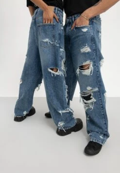 YOURTURN Unisex - Vaqueros Boyfriend - Light Blue Denim 11 YOURTURN Unisex - Vaqueros Boyfriend - Light Blue Denim -Moda Tienda f02b5a86a60a43f285c66bf0972136a0