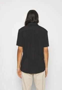 YOURTURN Plisse Shirt Unisex - Camisa - Black -Moda Tienda f669a991e42c4ea187536b79575d26d9