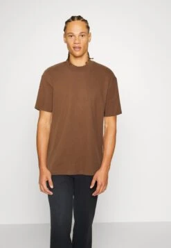 YOURTURN Unisex - Camiseta Básica - Brown